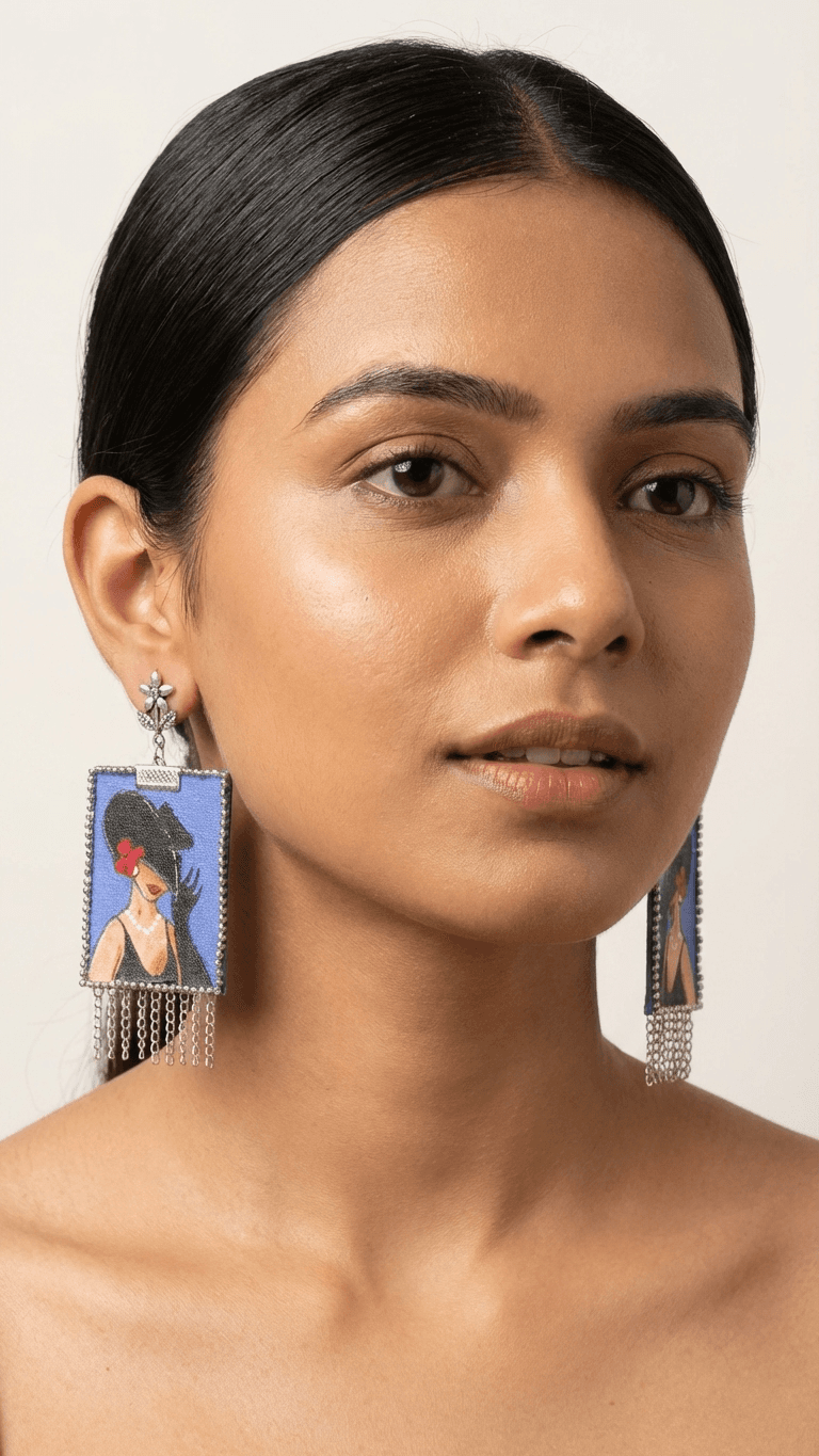 Noir Elegance Earrings